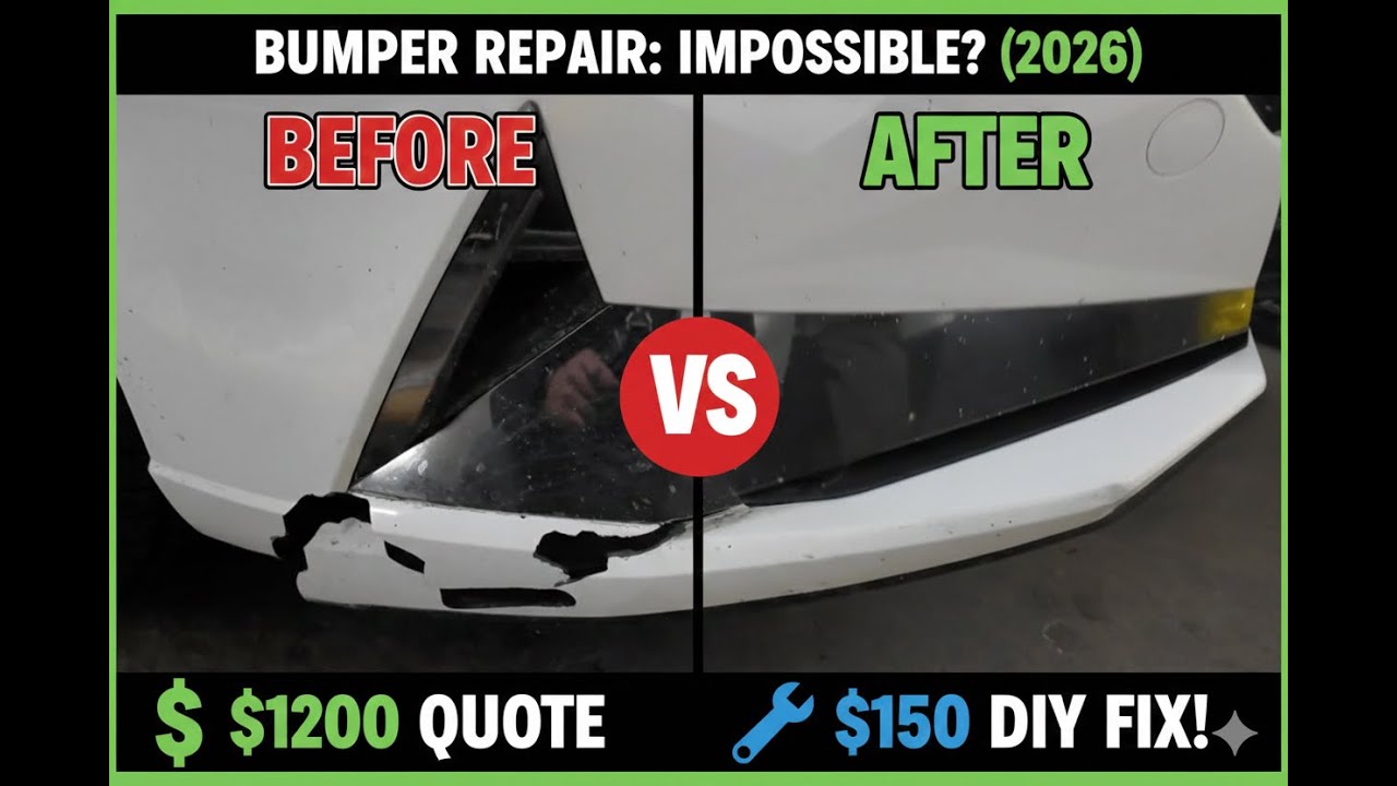 How to Repair a Cracked Bumper for Under $200 (DIY Bumper Repair 2026)