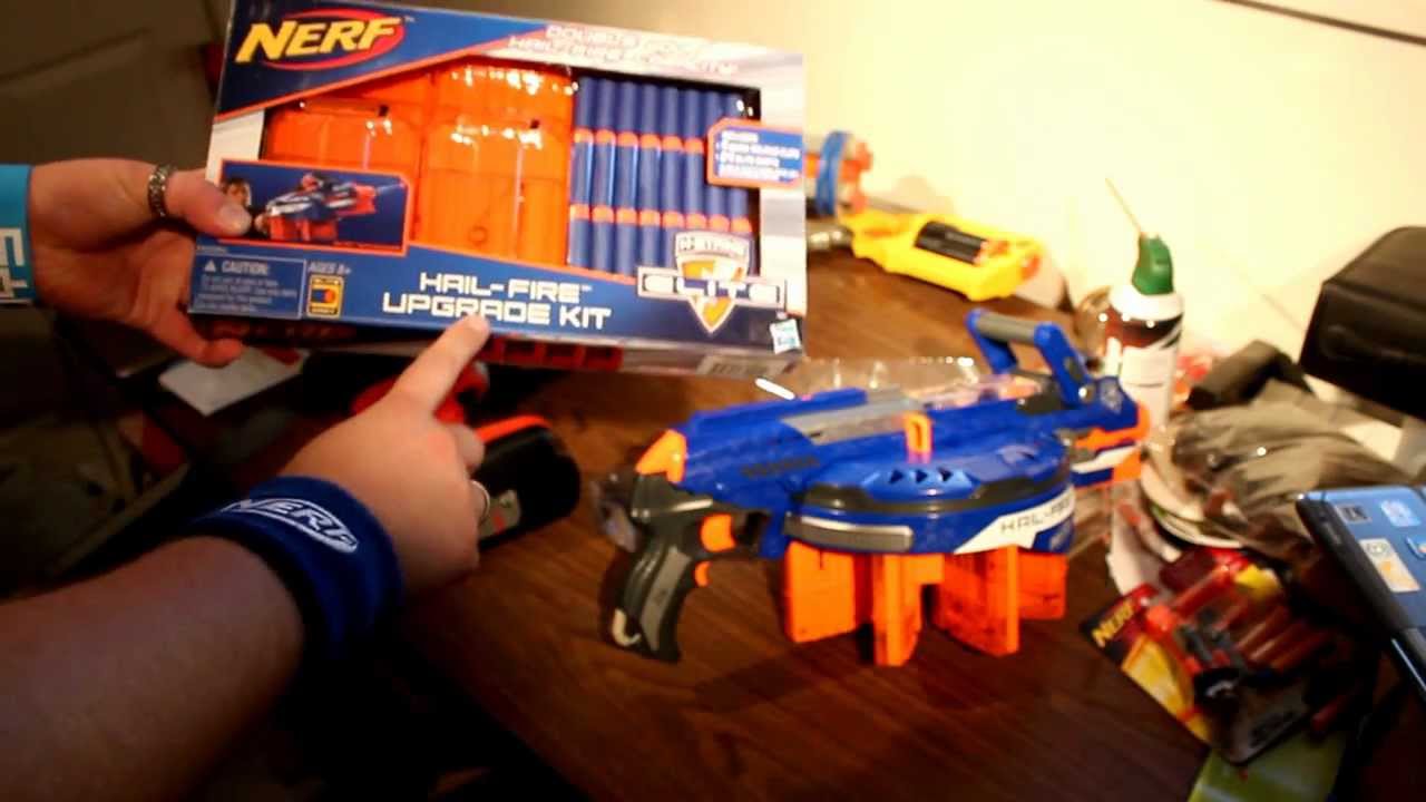 NERF Elite Hail-Fire Un-boxing - Some Assembly Required