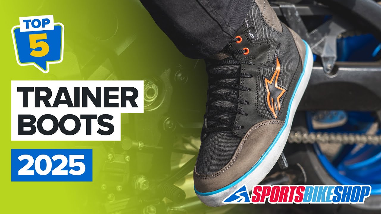 The best 5 motorcycle trainer boots for 2025 - Sportsbikeshop