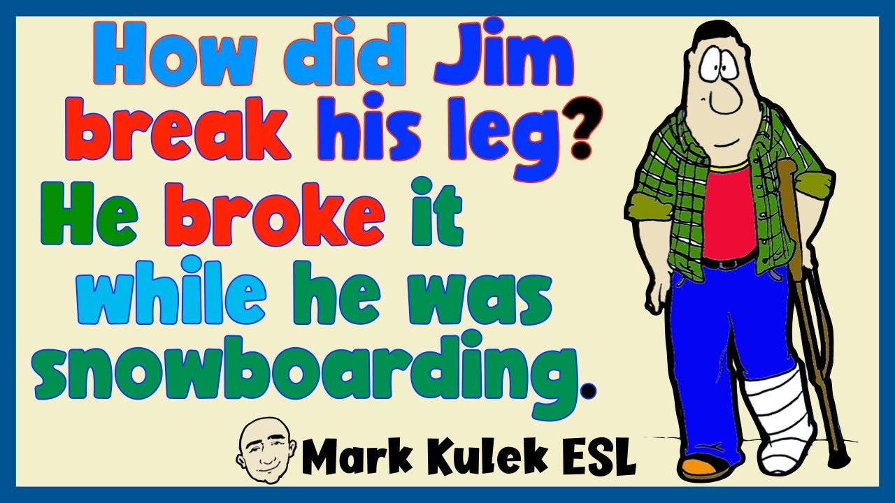 How Did? - While (at the same time) | English speaking practice - Mark Kulek ESL