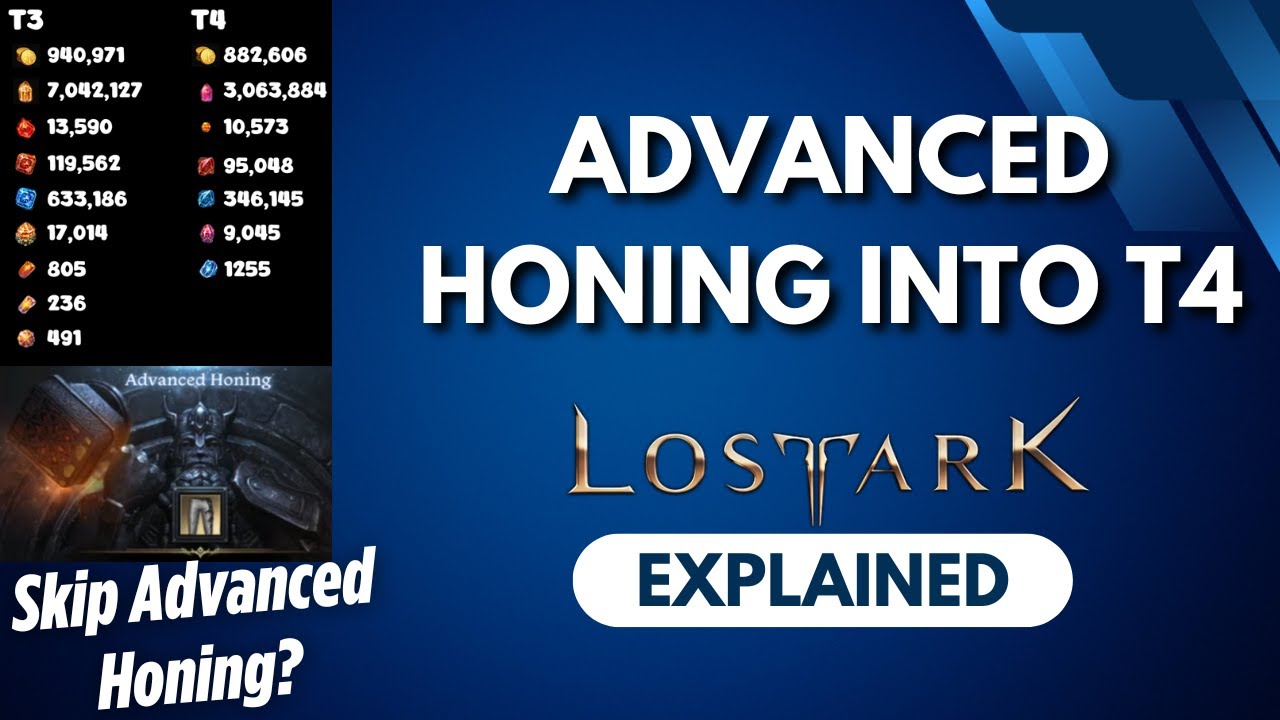 Lost Ark Explained: Advanced Honing Into T4
