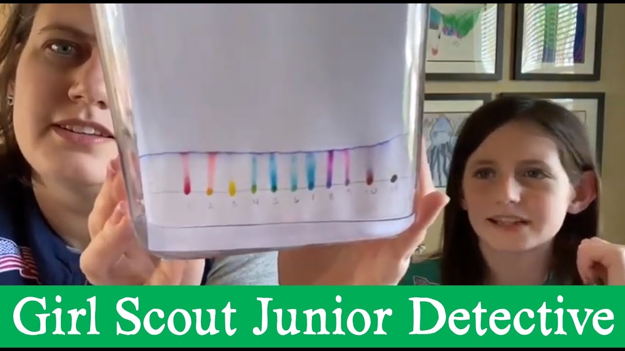 Girl Scout Junior Detective Badge