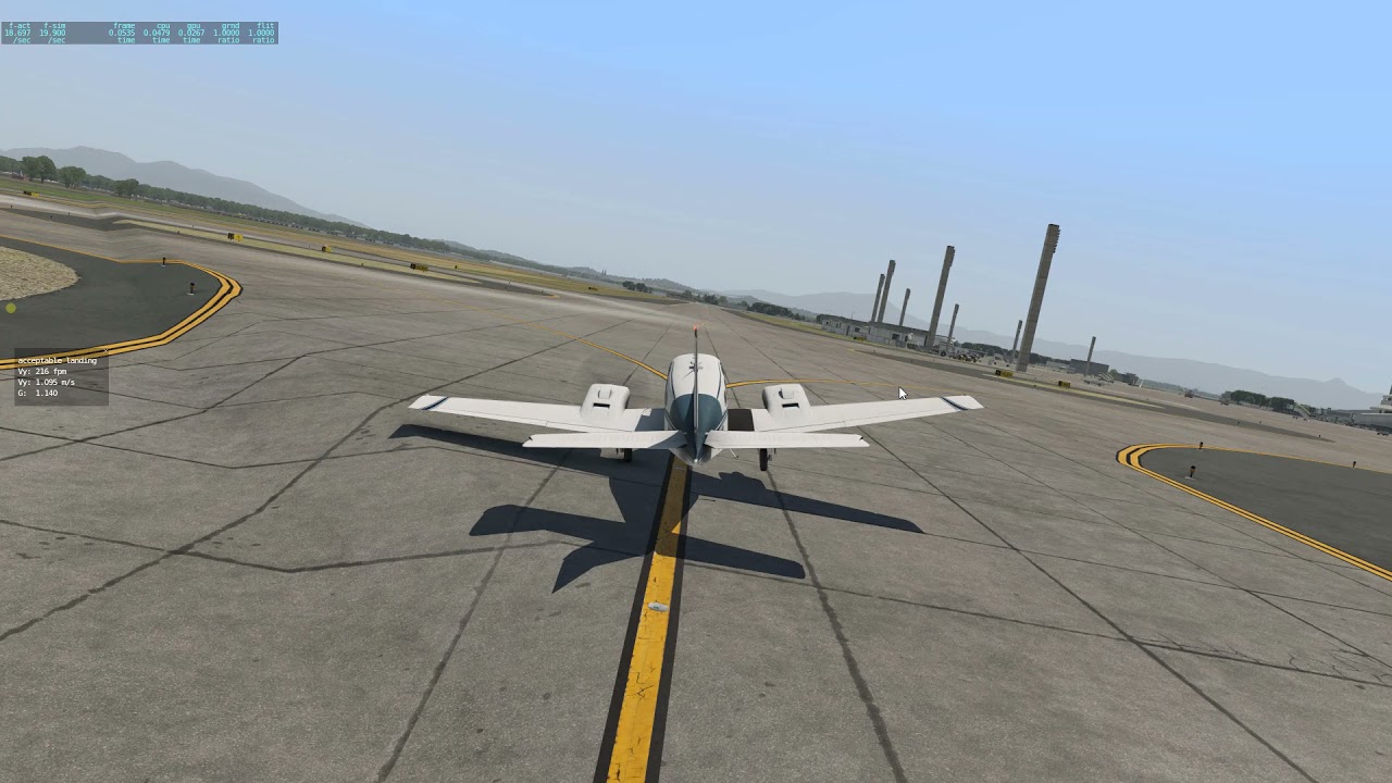 X-Plane 11 - AxScenery - SBGL v3.0 - Vídeo Mostrando Desnível na Taxiway K Com a Taxiway L1