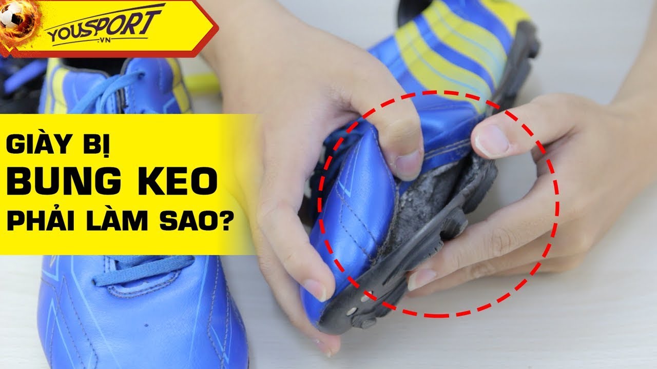 Bí kíp tự sửa giày bóng đá bị hở keo, bong đế tại nhà