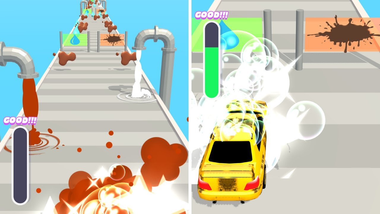 Clean Car 3D 🚗🚘 All Levels Gameplay iOS
