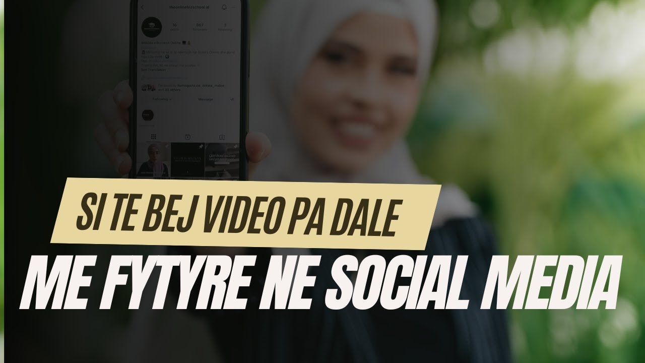 Nuk Dua te Dal me Fytyre ne Rrrjete Sociale, por dua te Punoj Online. Cfare Mund te Bej?!