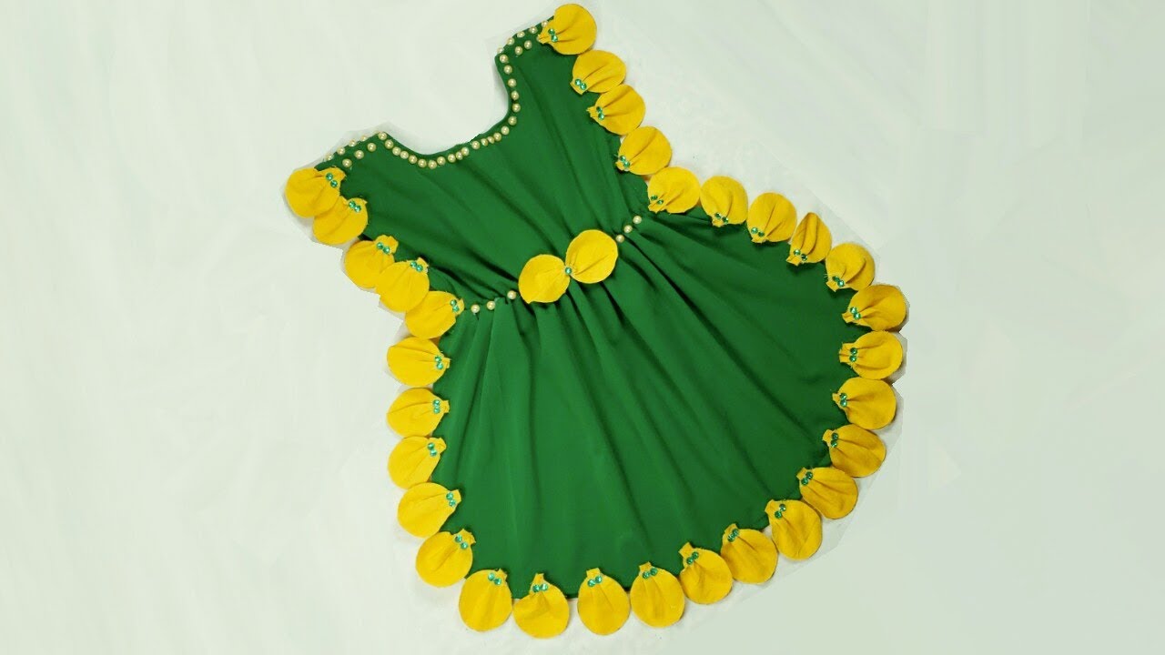 خياطه فستان جميل ببساطه