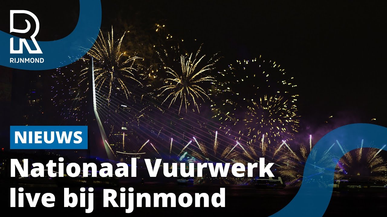 LIVE: Het Nationaal Vuurwerk 🥂🎆 | Rijnmond