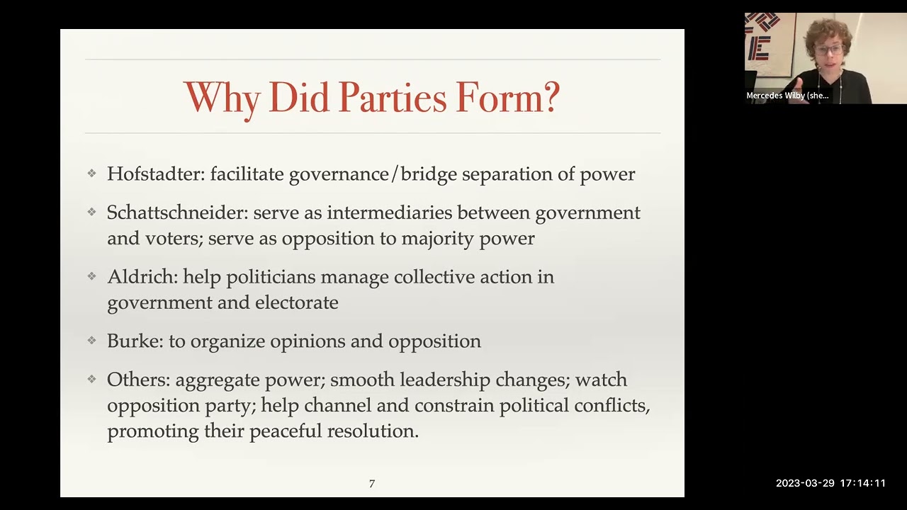 Why do we have political parties