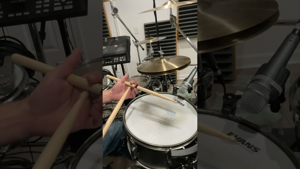 How To Play A Drum Roll With Traditional Grip #drums