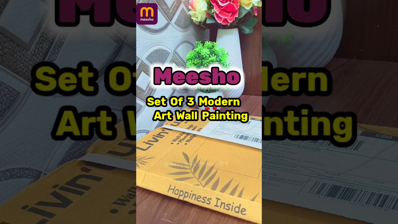 Modern Art Wall Painting | Meesho Home Decor | 