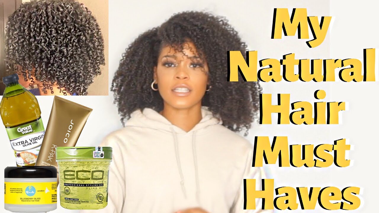 Favorite NATURAL HAIR Products | My CURLY HAIR Product Necessities for Type 4 Hair