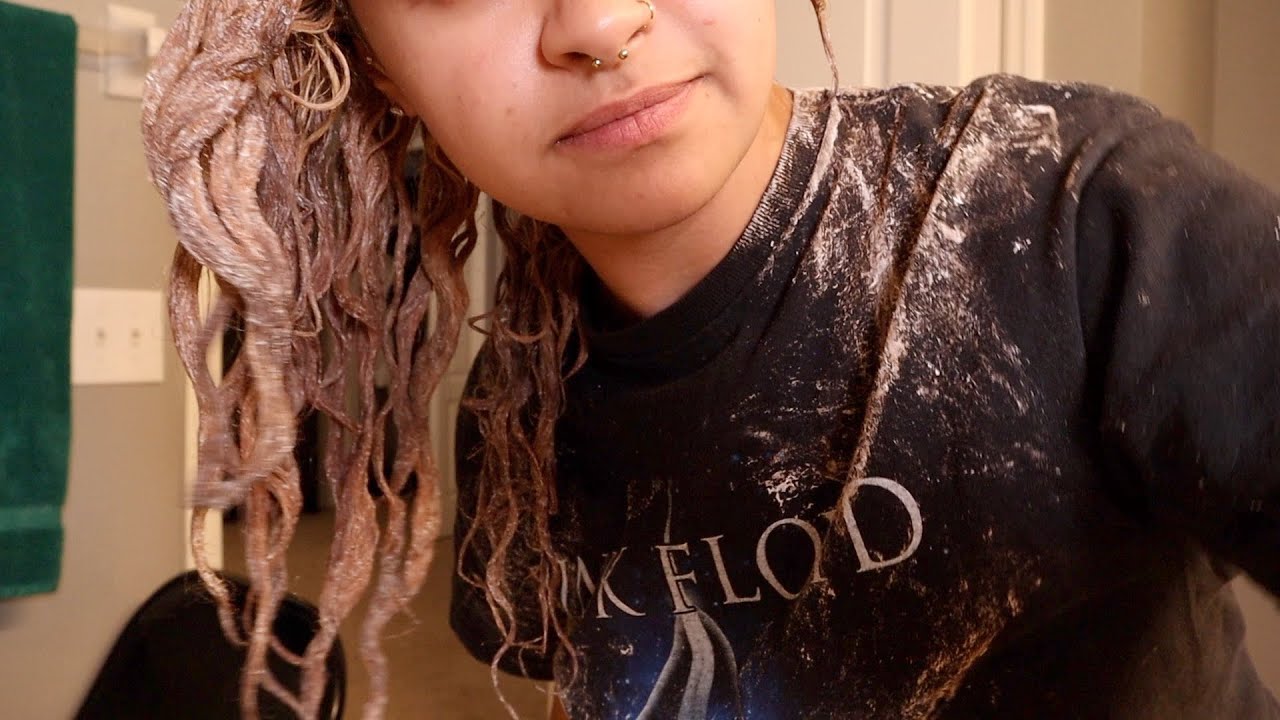 EPIC FAIL …BLEACHING BLACK BOXED **CURLY** HAIR