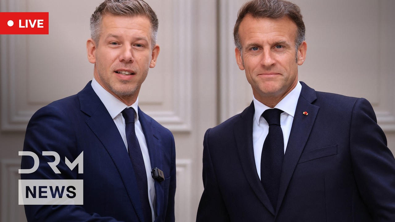 NA ŻYWO: Prezydent Francji Macron spotyka się z węgierskim premierem P&eacute;terem Magyarem w Pałacu El...
