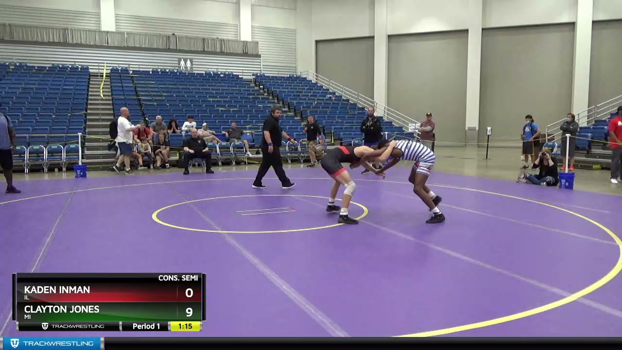 16U Boys 126 Kaden Inman IL Vs Clayton Jones MI