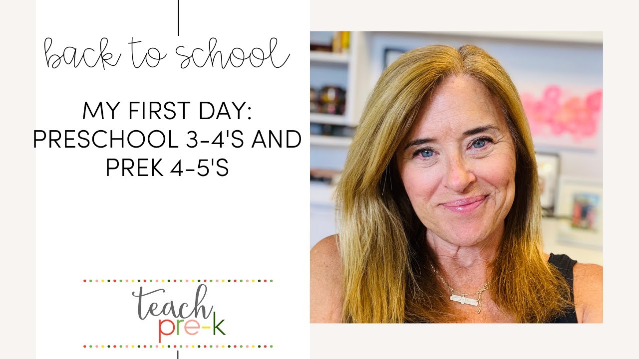 The First day of School Preschool 3-4's & PreK 4-5's