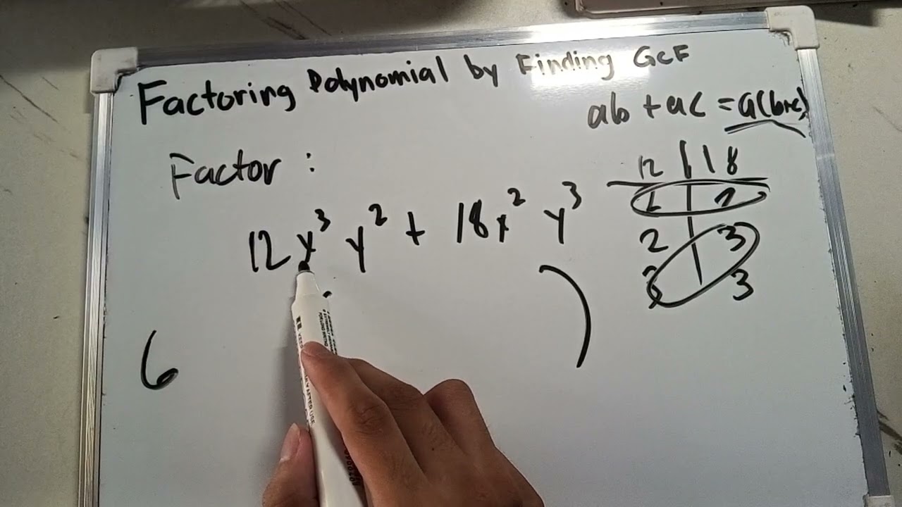 FACTORING POLYNOMIALS BY FINDING GCF