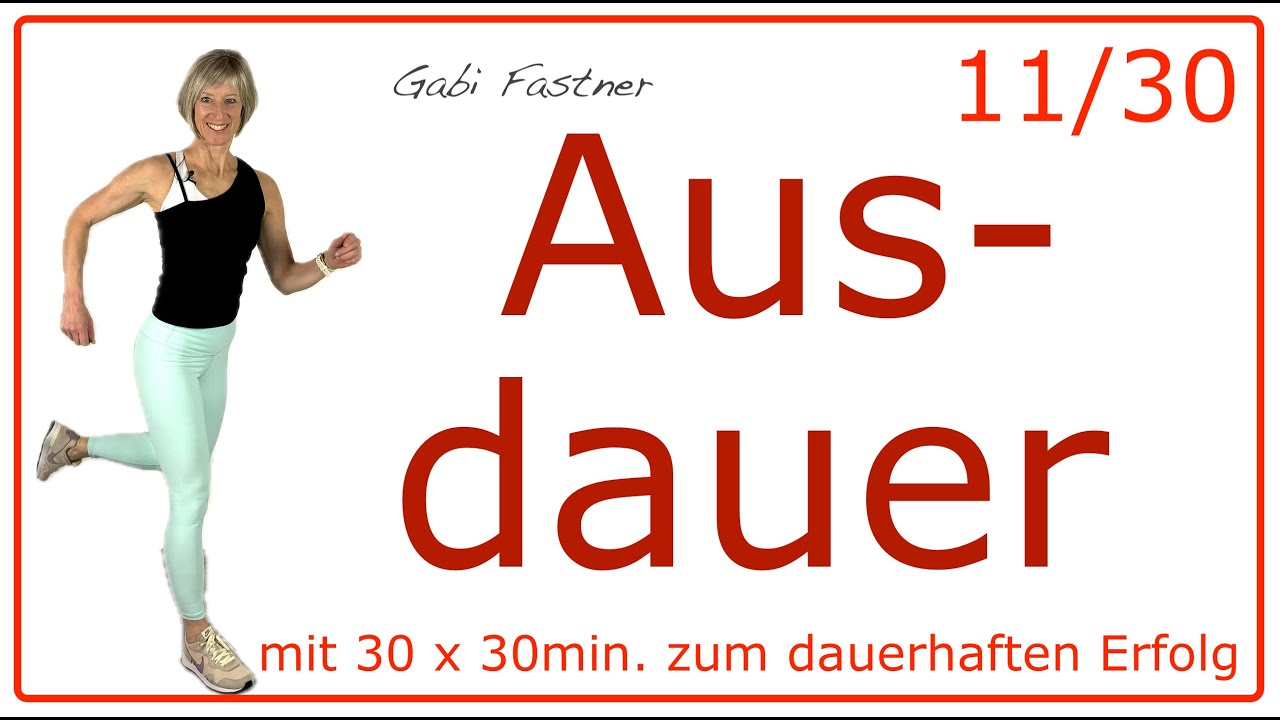 11/30 🍓30 min. Ausdauer - Training | ca. 3800 Schritte und 300 Kcal verbrennen | ohne Geräte