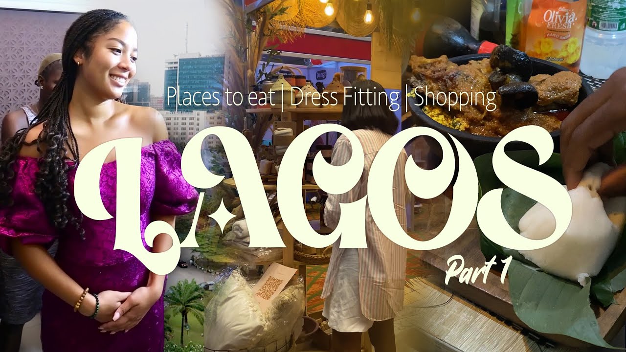 The Lagos Vlog Part 1🇳🇬 | First time in Lagos✈️ Wedding Prep, Bubu Shopping and Good Food🍽️