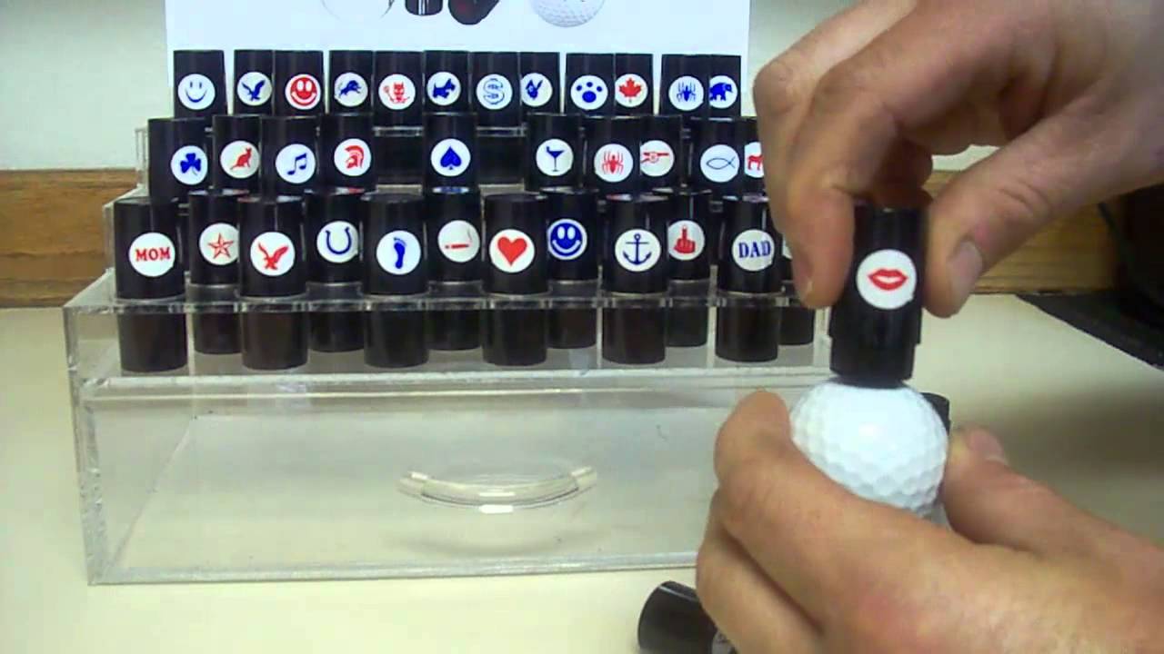 Never Play The Wrong Ball Again! Incredible golf ball stamper! - stampyourballs.com