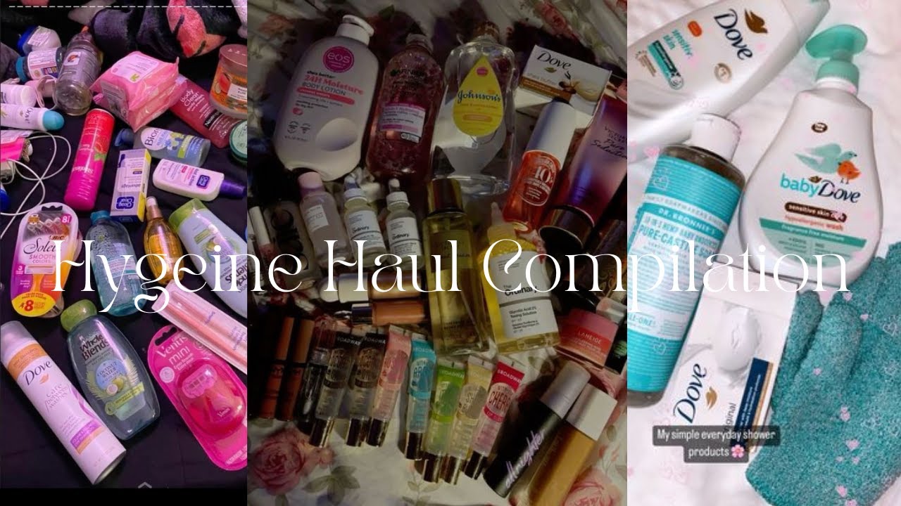 hygiene haul tiktok compilation