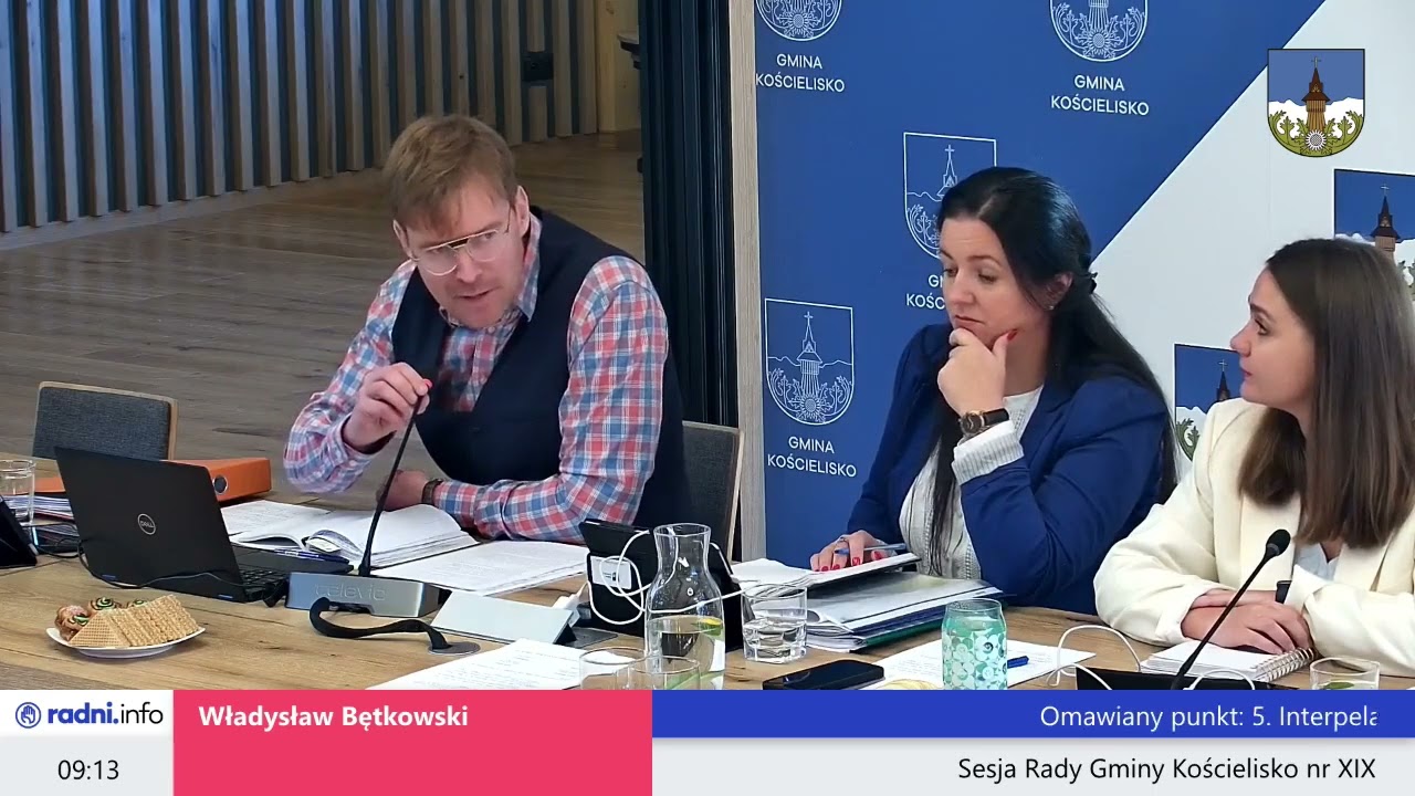 Sesja Rady Gminy Kościelisko nr XIX Data nagrania: 2025-11-06