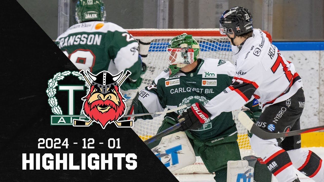 Highlights: Tingsryds AIF - Nybro Vikings (2-3)
