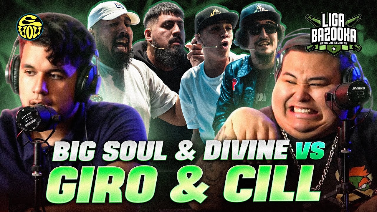 BATALLA ENTRE HERMANOS! - Reaccionamos a BIG SOUL y DIVINE vs GIRO y CILL - Liga Bazooka - EYOU TV