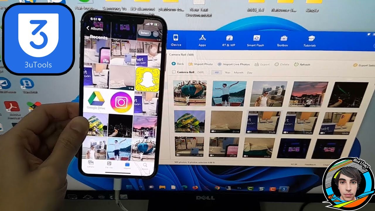 كيفية نقل الصور والفيديوهات من آيفون إلى ويندوز والعكس باستخدام 3uTools (نقل سهل وسريع وبدون تعقيد)