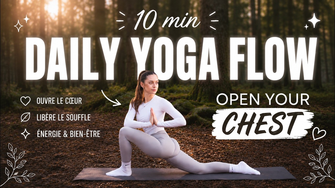10 MIN DESK YOGA FLOW – Open Your Chest & Release Tension