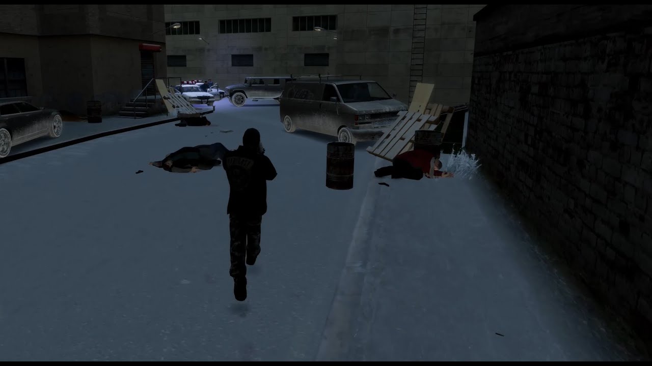 GTA IV TLAD - Alderney Mob Hangout Winter Surprise + 6 Star Escape