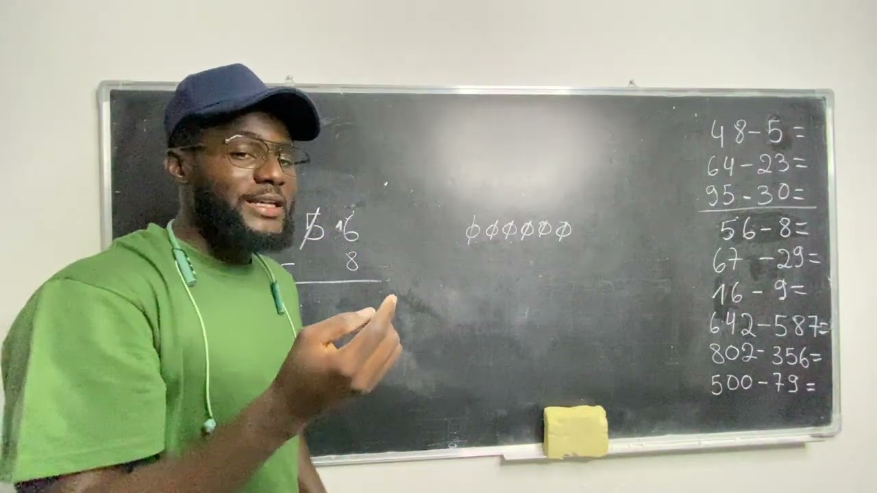 Subtração de nºs inteiros