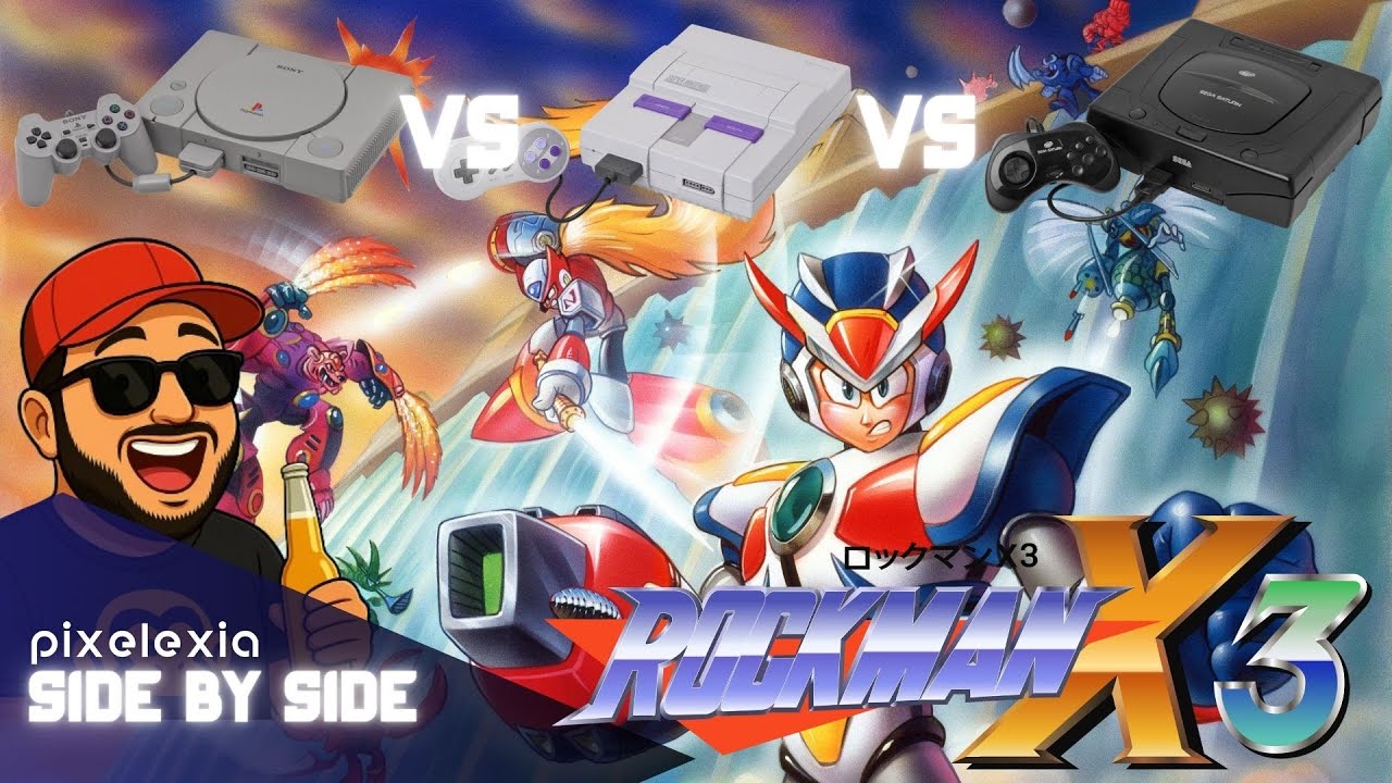🎮 Rockman X3: ¡3 Versiones, 1 Leyenda! SNES vs Saturn vs PS1 🔥