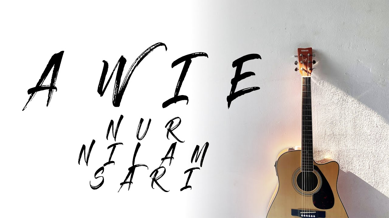 Awie - Nur Nilam Sari ( Karaoke | Akustik | Lirik )