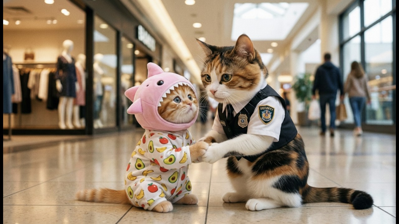 A Day to Remember Ginger Kitten Gets Lost in the Mall… and Finds Mama Again 🐱✨