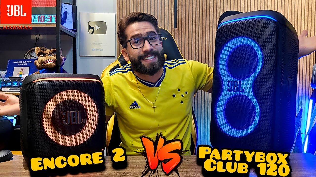 JBL PARTYBOX ENCORE 2 Vs JBL PARTYBOX CLUB 120: Qual caixa de som Comprar? Tem muita Diferença?