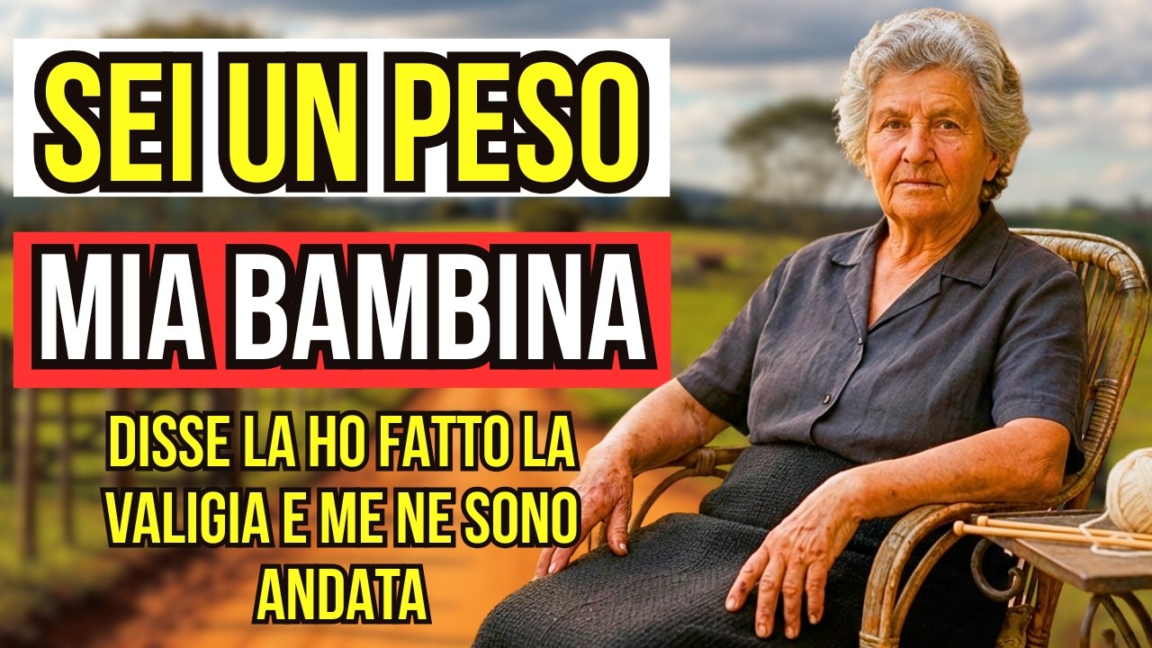 MIA FIGLIA HA DETTO CHE ERO UN PESO... HO FATTO LA VALIGIA E ME NE SONO ANDATA, POI LEI...