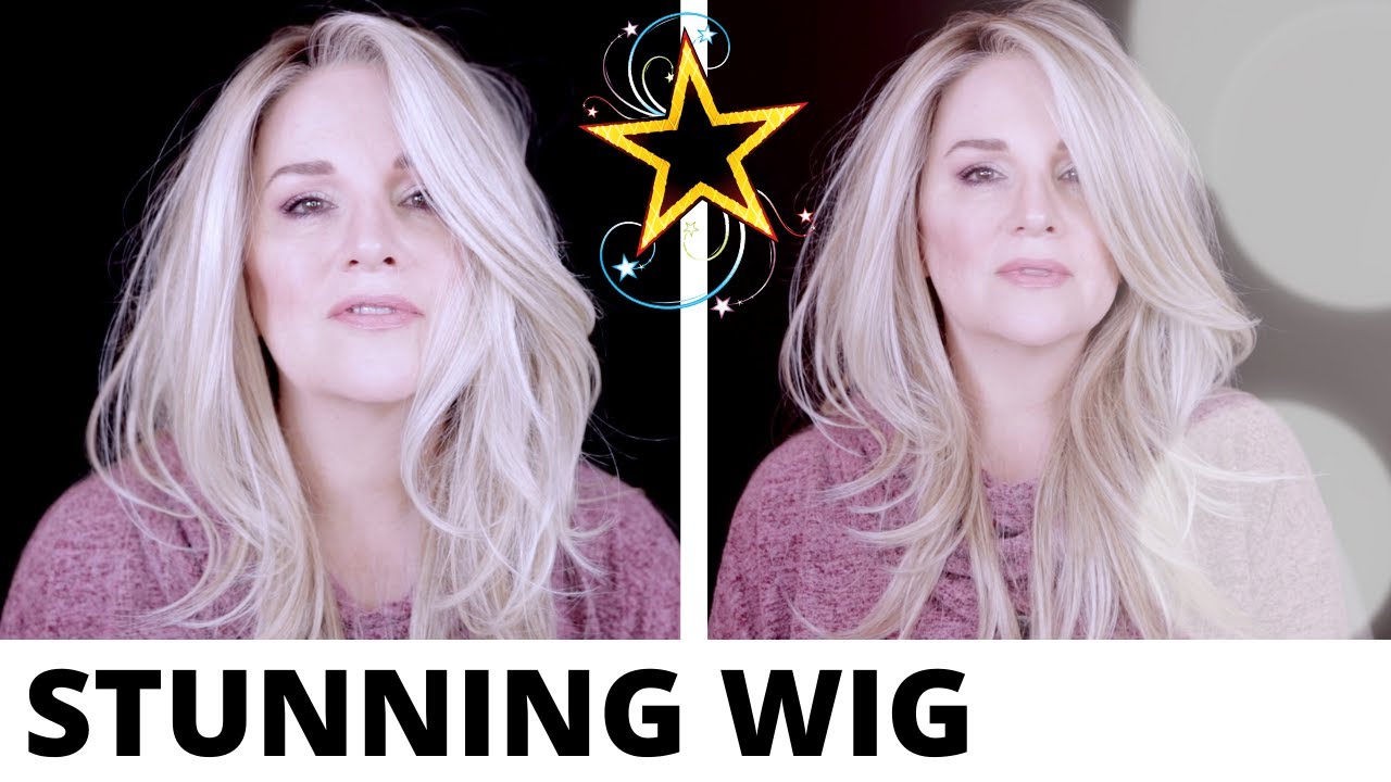 WIG CHAT / Raquel Welch SCENE STEALER in SHADED BISCUIT RL19/23SS / NATURAL Long BLONDE WIG