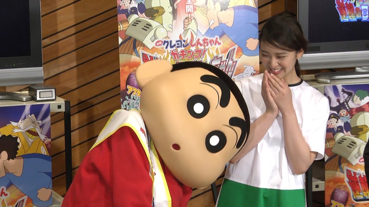 武井咲「映画クレヨンしんちゃん ガチンコ！逆襲のロボとーちゃん」公開アフレコ