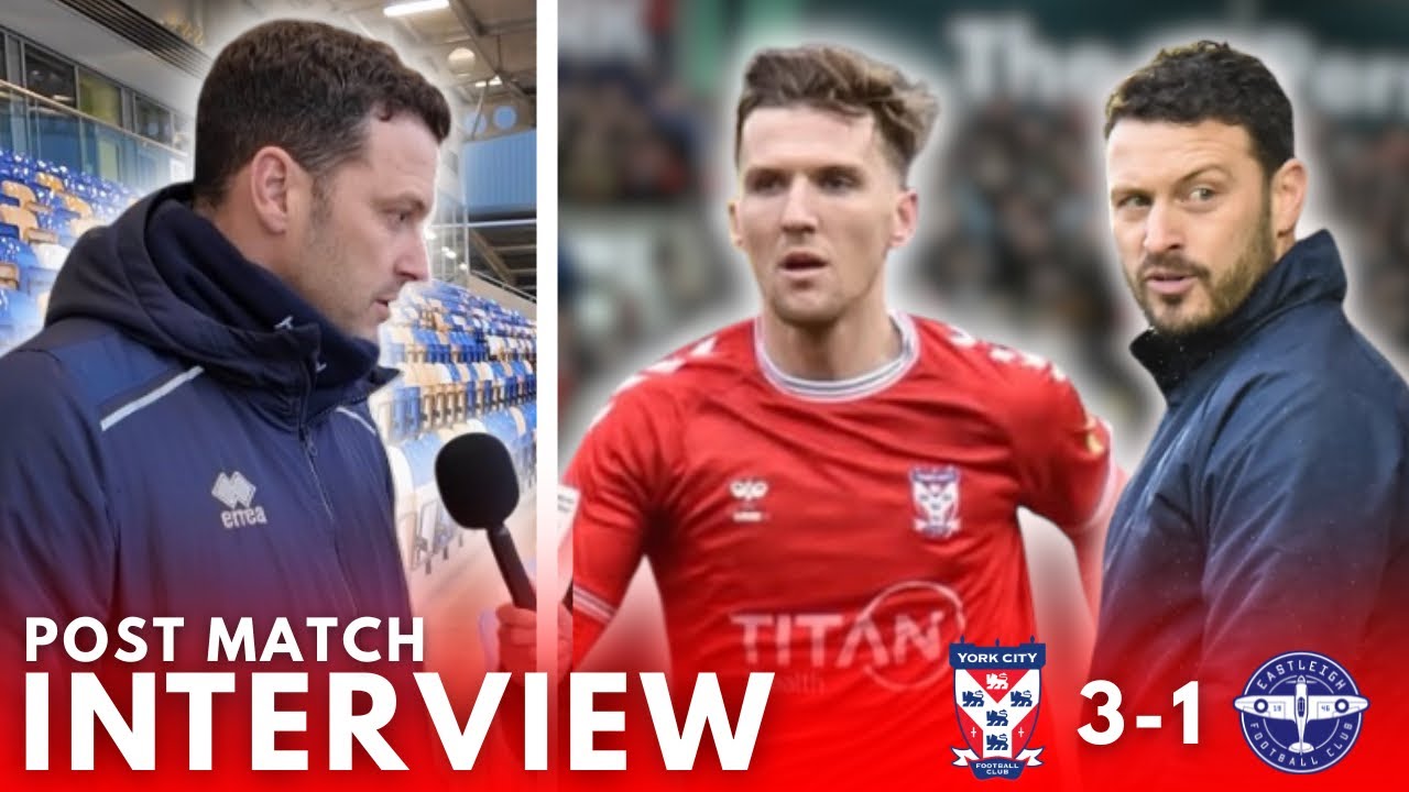 Gary Elphick | York City 3-1 Eastleigh | Post Match Interview 