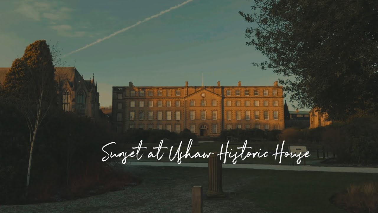 Sunset at Ushaw Historic House