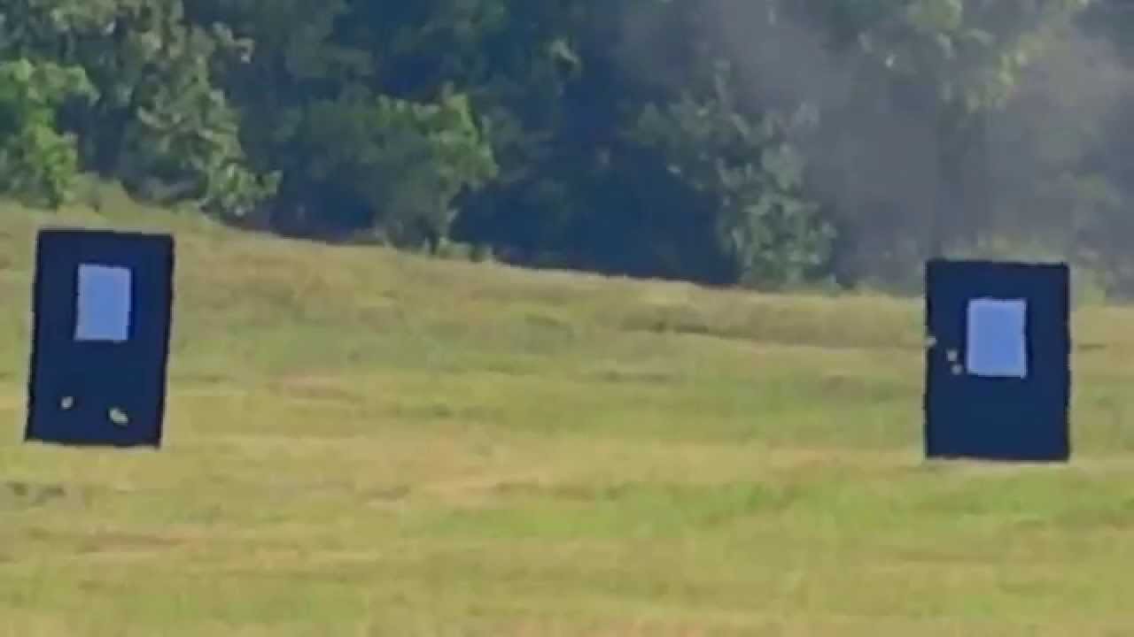 Duelling Civil War cannons, Full military loads, 1000 yards, Grayling, MI, 2012