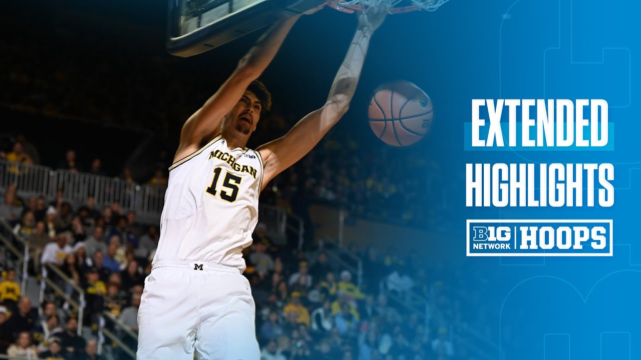 La Salle at Michigan | EXTENDED HIGHLIGHTS | Big Ten Basketball | 12/21/2025