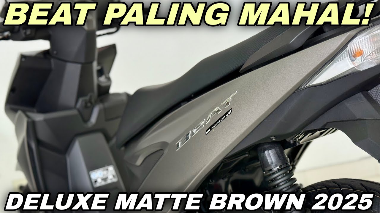 PALING MAHAL‼️HONDA BEAT DELUXE 2025 MATTE BROWN