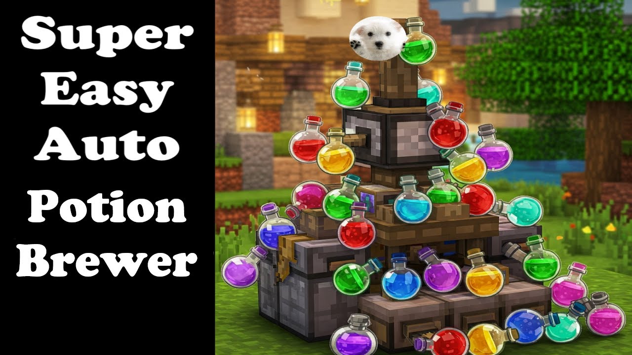 This Easy Minecraft Brewing Stand Makes Potions For You!