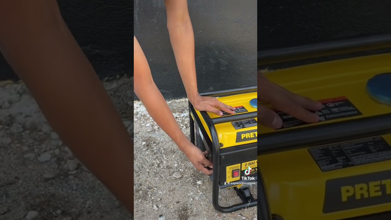 &iquest;C&oacute;mo arrancar generador electrico? #generadores  #electricidad #oladecalorextrema #oladecalor
