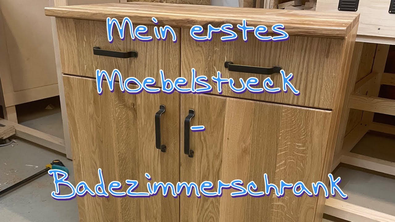 Ob das passt?! Mein erstes Möbelstück, und dann noch nach Maß... | Badezimmerschrank |Kman Woodworks