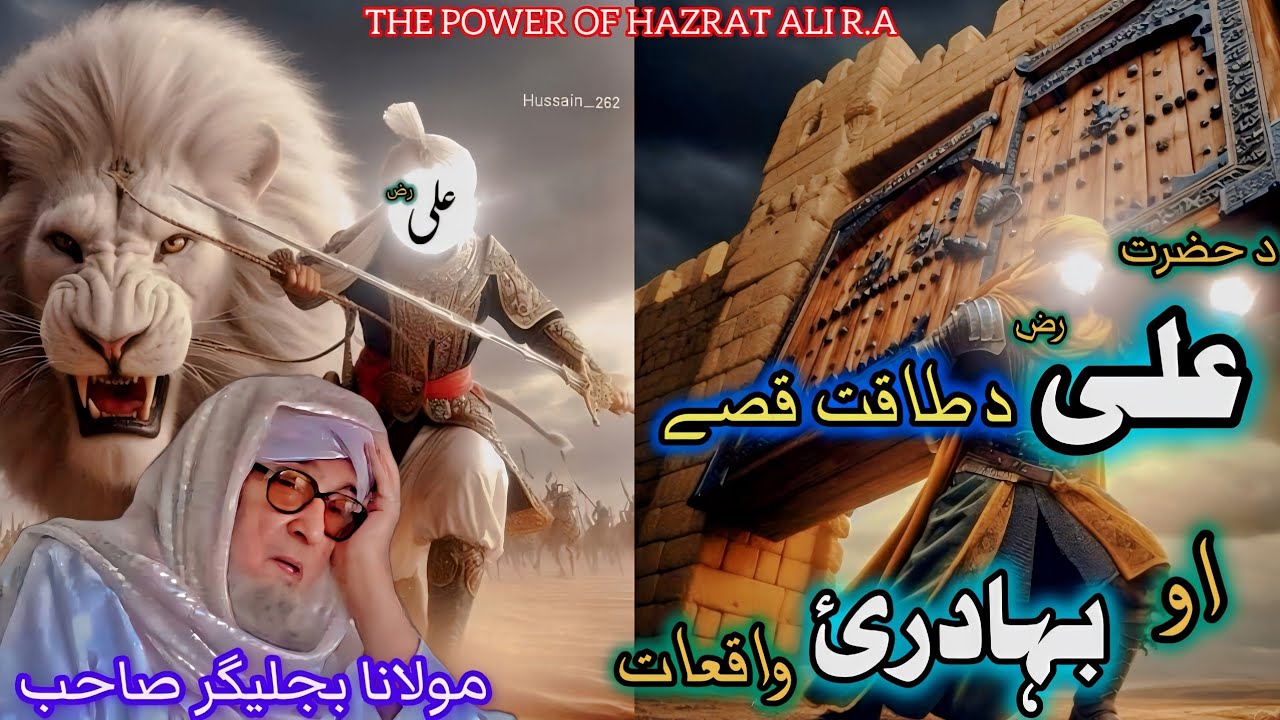 DA HAZRAT ALI R.A  DA TAQAT AW BAHDURAI WAQIAT |MOLANA BIJILGHAR PASHTO BAYAN