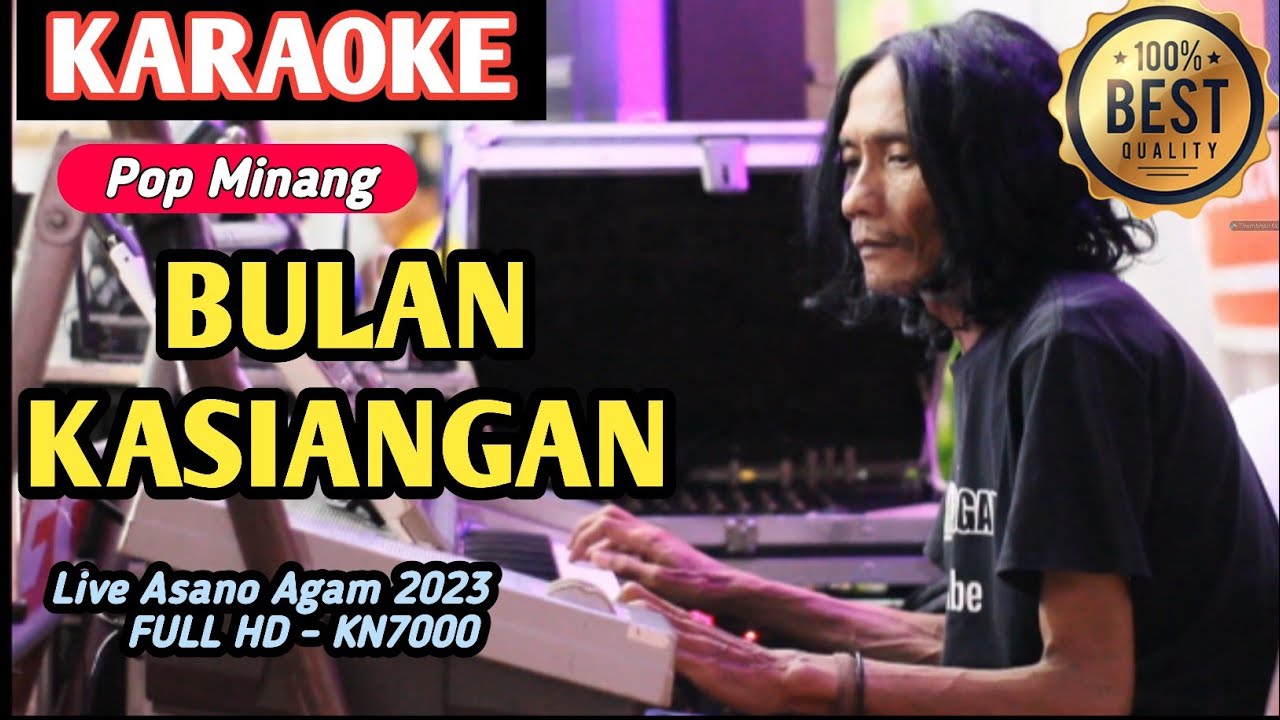 ZALMON - BULAN KASIANGAN || KARAOKE MINANG LAMO (NADA RENDAH VERSI LIVE 2023 HD)