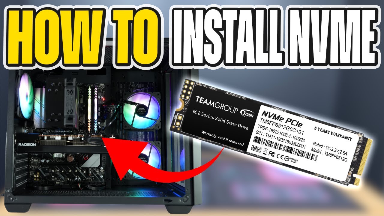 Как добавить твердотельный накопитель NVMe — полное руководство